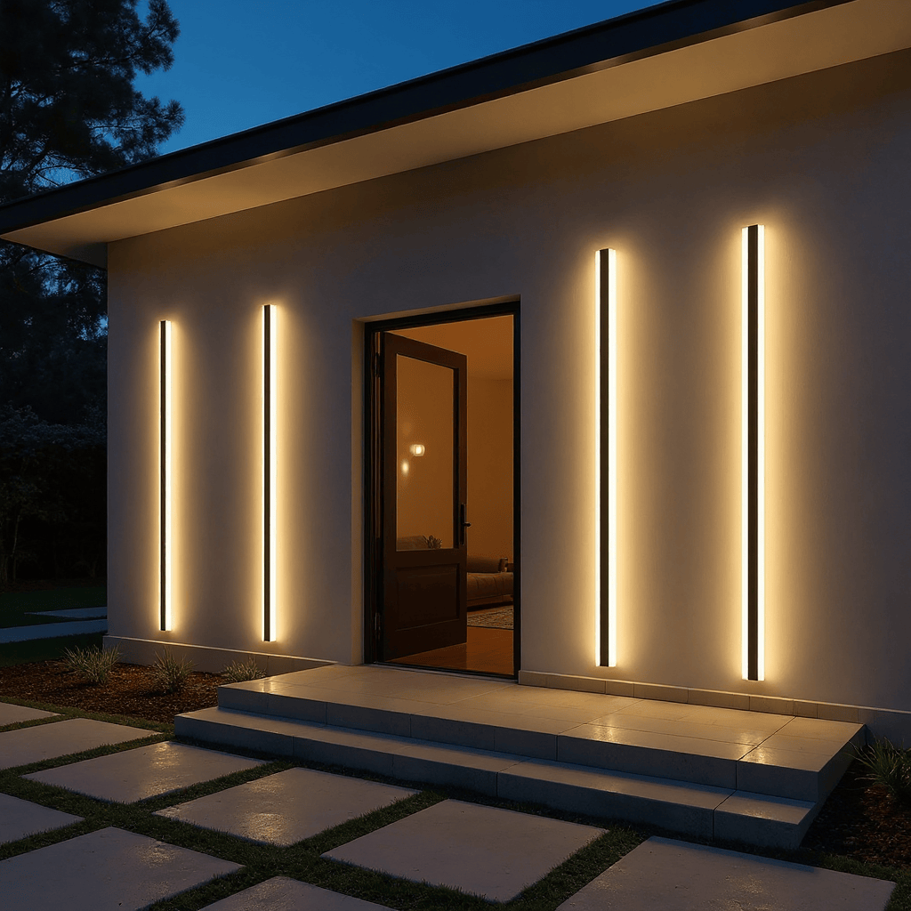 Stripe Lined LED Wall Light