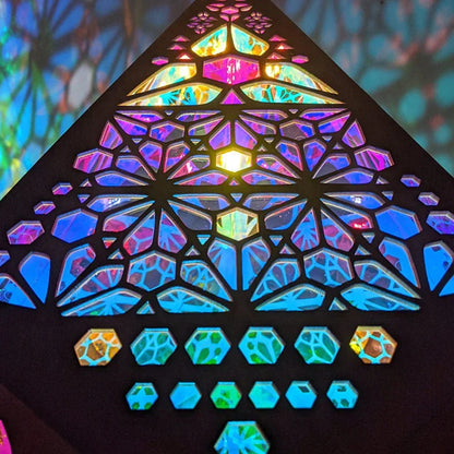 PrismaGlow - Hollow colorful projector lamp