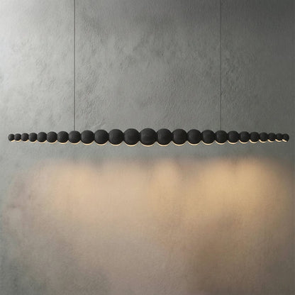 Wooden Bead Chandelier