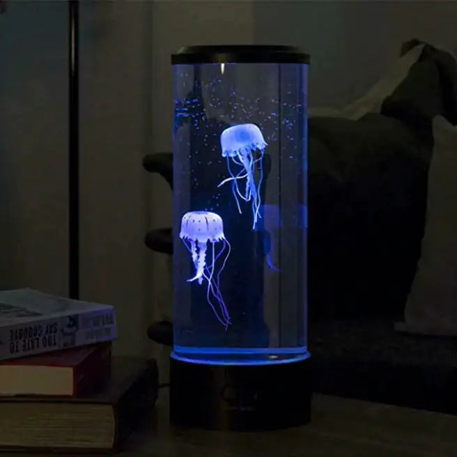 AquaGlow JellyFish Lamp