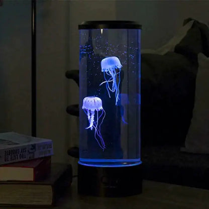 AquaGlow JellyFish Lamp