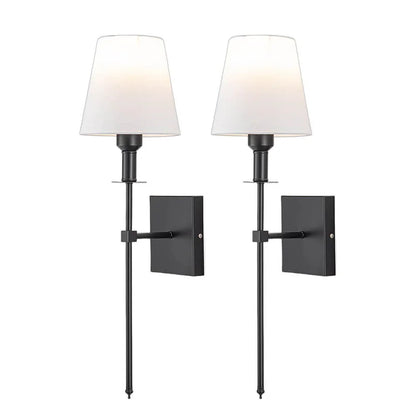 Set of 2 Wired Wall Lights - Elegant and Brightening Indoor Lighting Solution