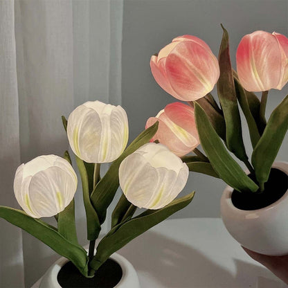 Tulip Night Lamp Table Roses