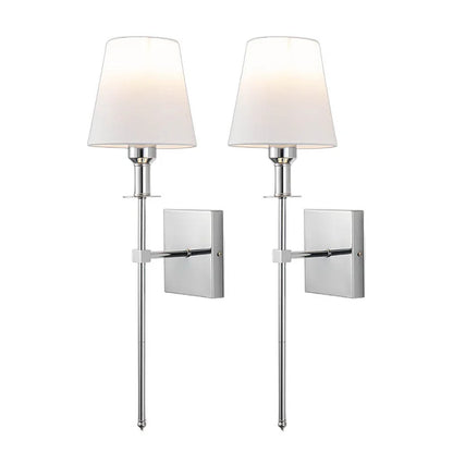 Set of 2 Wired Wall Lights - Elegant and Brightening Indoor Lighting Solution