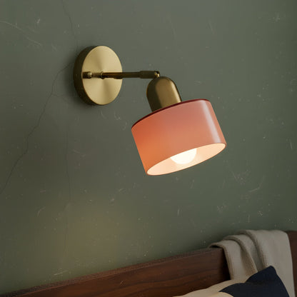 Lámpara de Pared de Cristal Colorido con Estilo Bauhaus