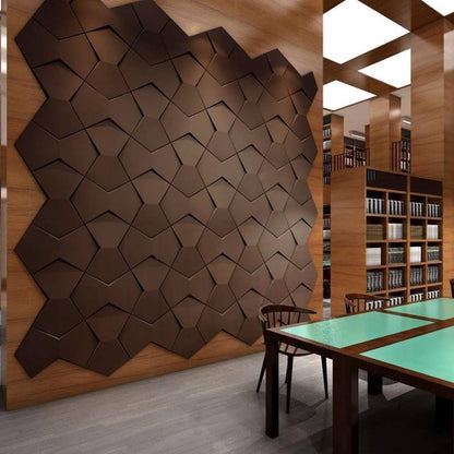 Bowtie Geometric Leather Panel