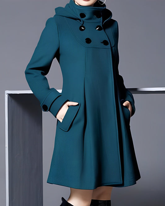 KARLA | VESTE ROBE ÉCHARPE À CAPUCHE