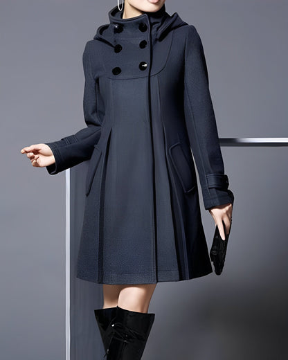 KARLA | VESTE ROBE ÉCHARPE À CAPUCHE