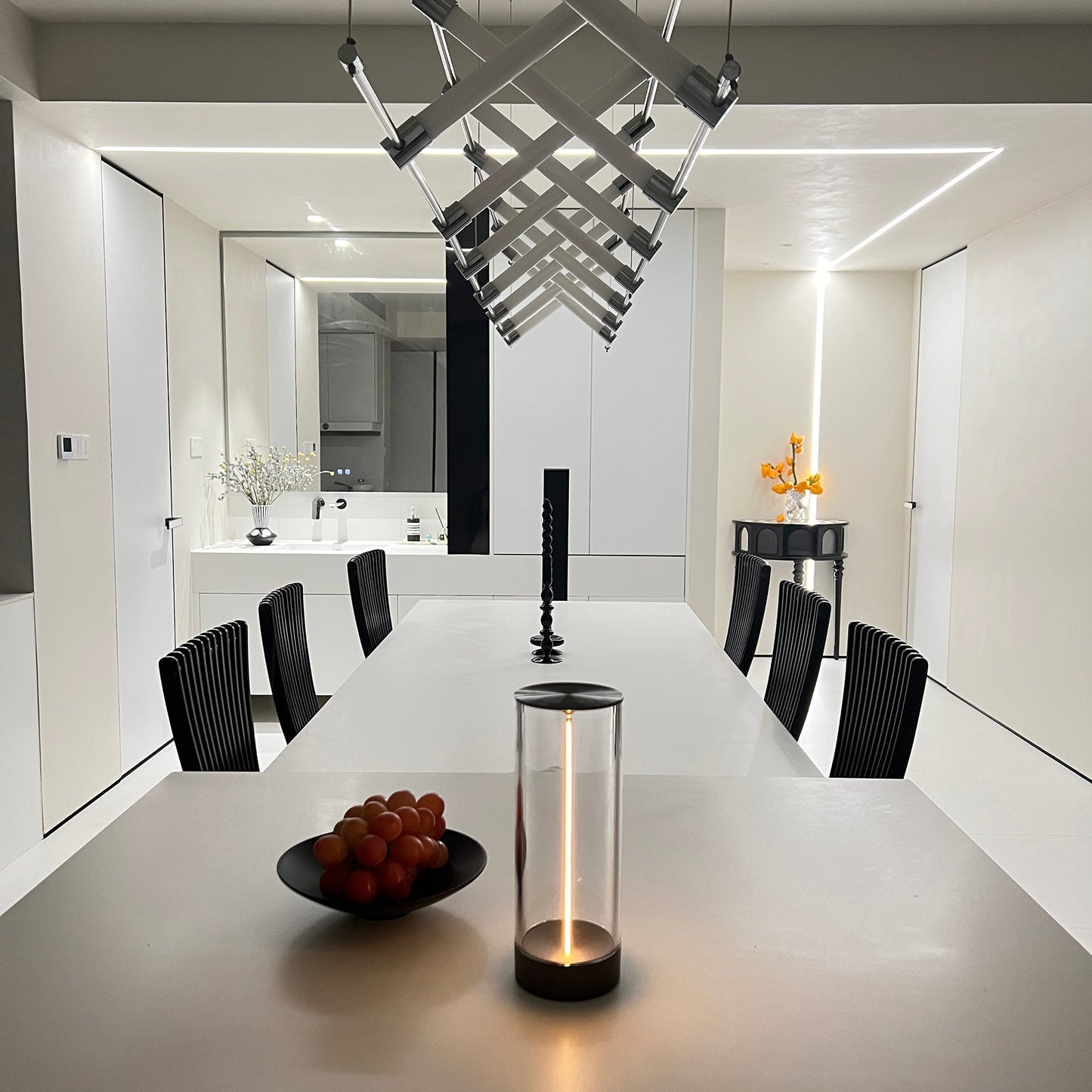 Auge Light Cordless Table Lamps 12.76 in Modern Table Lamp 3-Level Dimming Night Lights