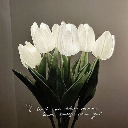 Tulip Night Lamp Table Roses