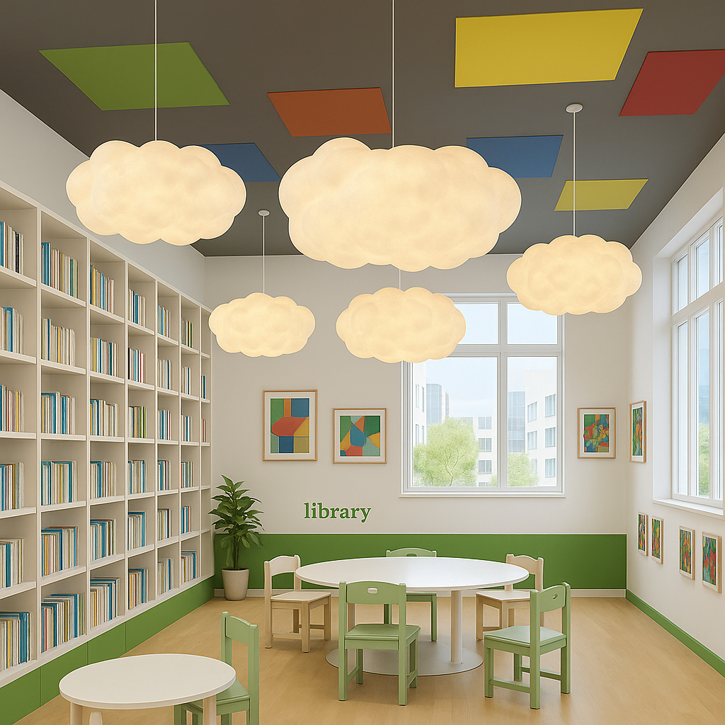 Cloud Pendant Light - Elegant Ceiling Fixture with Soft Ambient Glow