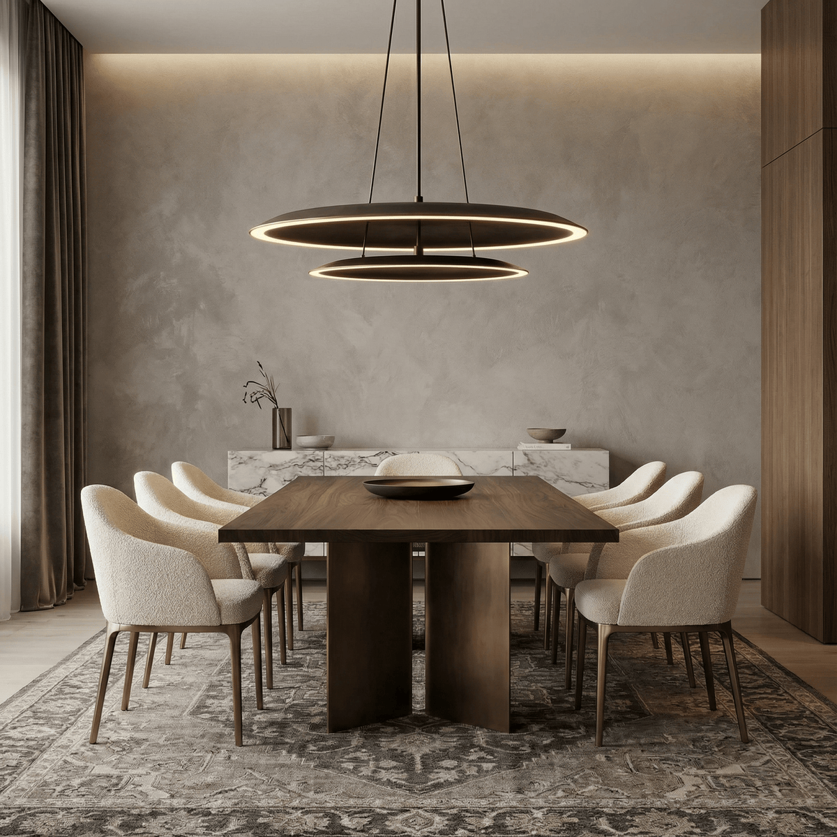 Axiom Two-Tier Chandelier