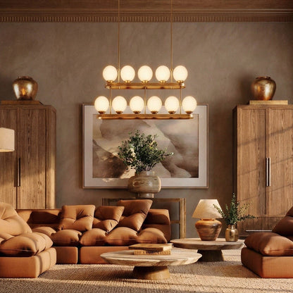Halo Strata Two-Tier Chandelier