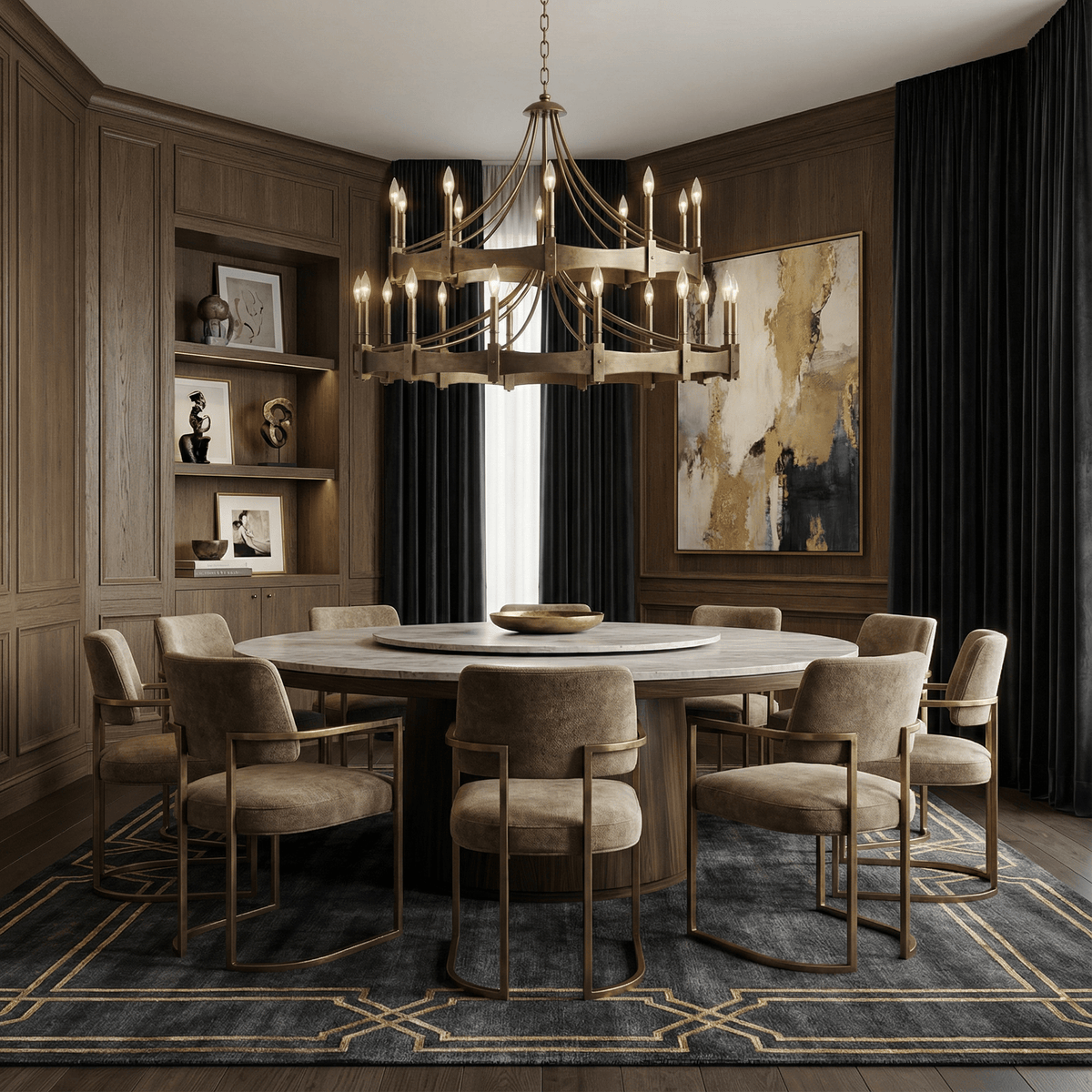 Guild Round Chandelier