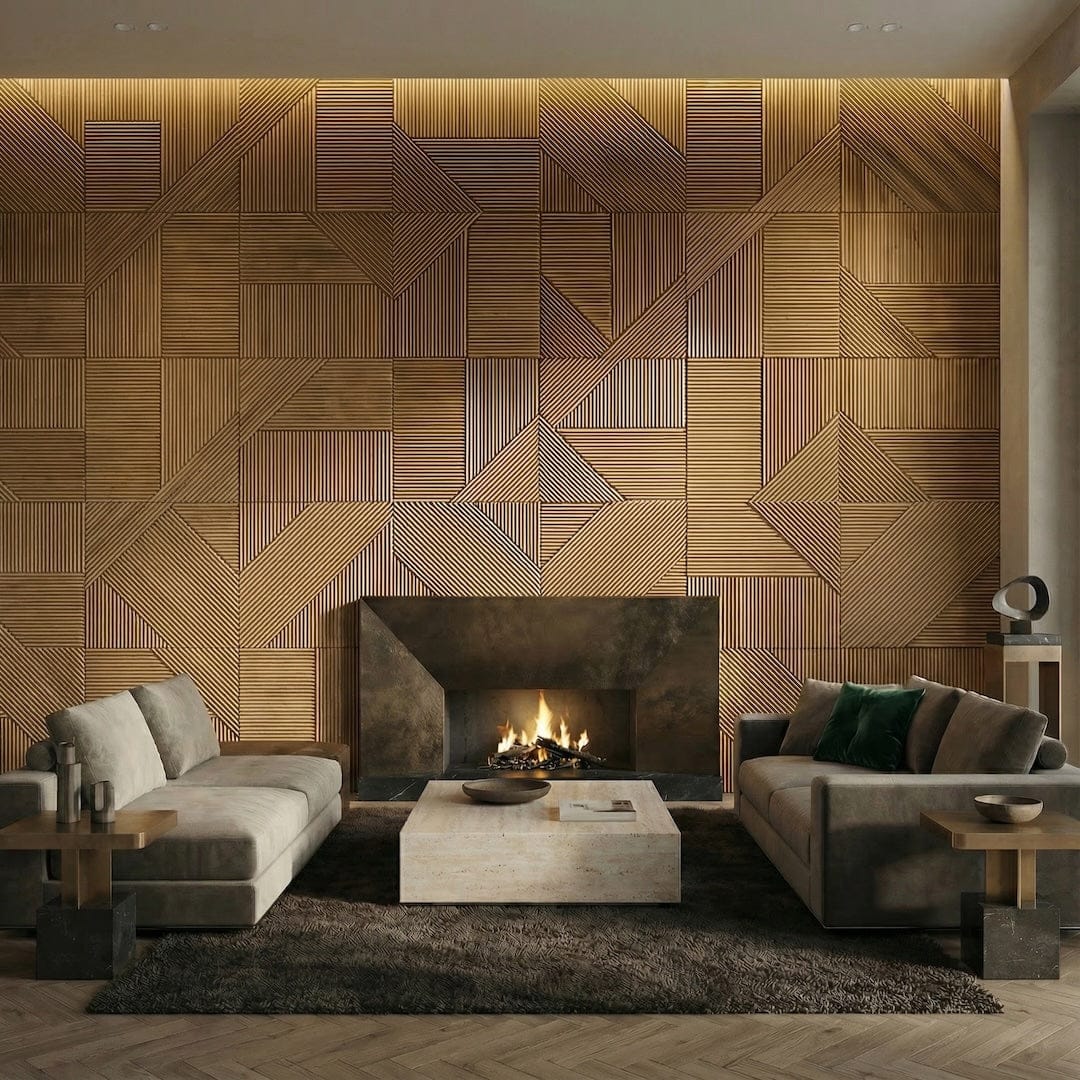 Euclid Wooden Wall Panel