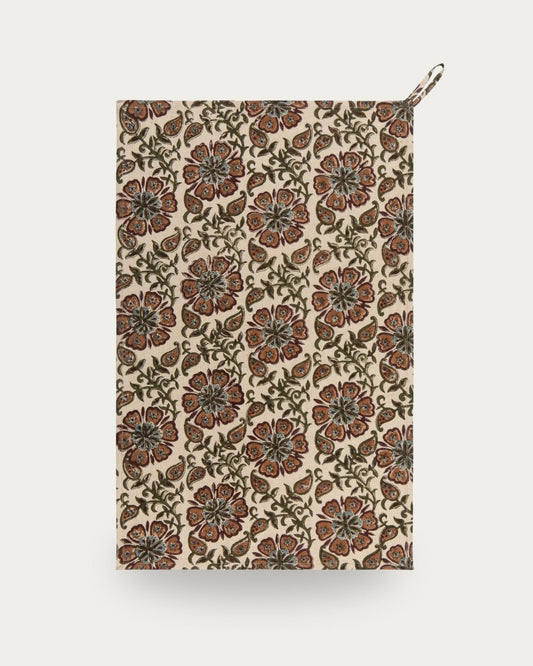 Sture Block Print Dishtowel