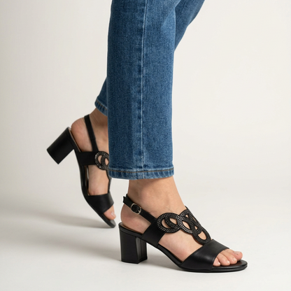 Gea - Sandalo comodo donna con tacco