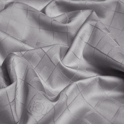 Elegance Silver Duvet Cover Set (Long-Staple Sateen Cotton)