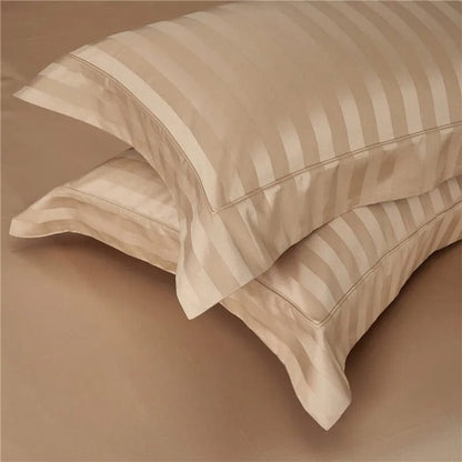 Prestige Champagne Duvet Cover Set (Long-Staple Sateen Cotton)