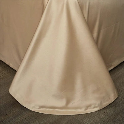Prestige Champagne Duvet Cover Set (Long-Staple Sateen Cotton)