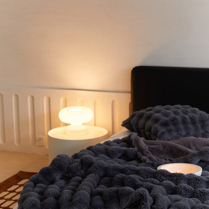 Rabbit Faux-Fur Throw
