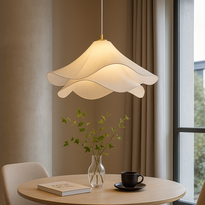 Lustre Suspendu Étherule avec Pendentif Fleur Élégante