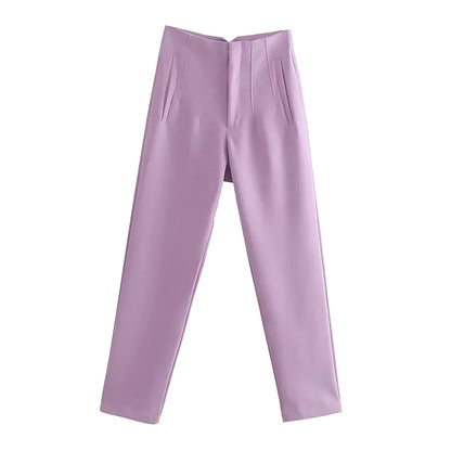 PANTALON À TAILLE HAUTE ARIA