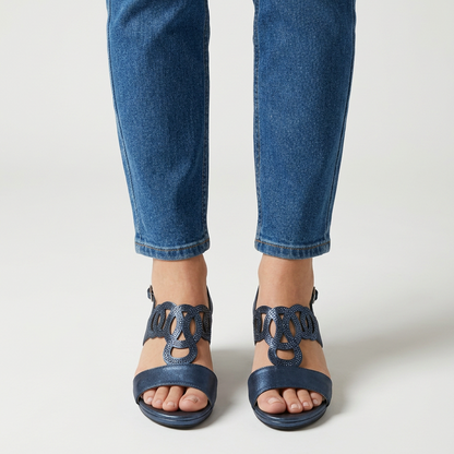 Gea - Sandalo comodo donna con tacco