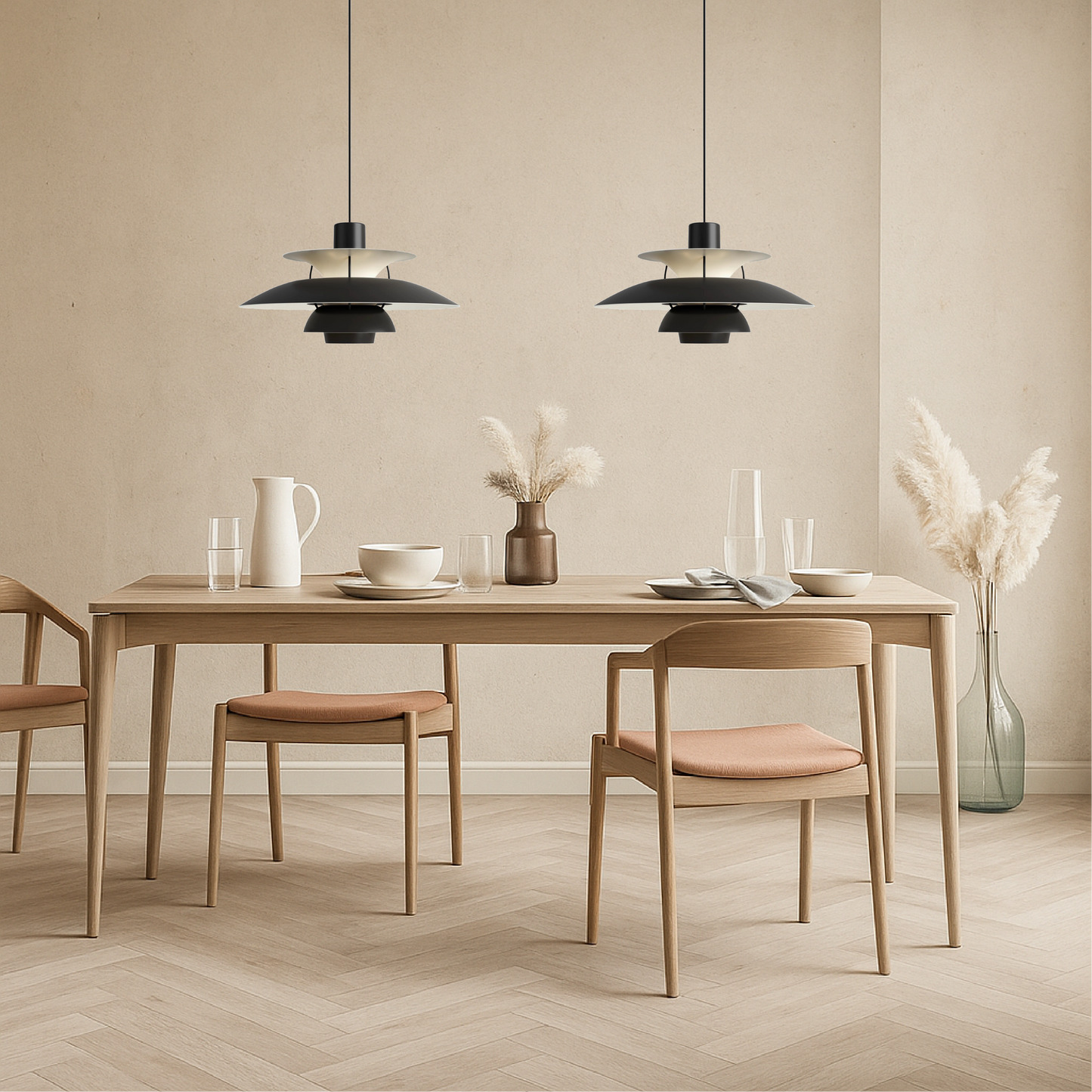 Lámpara de Techo Multicapa Danish Elegante