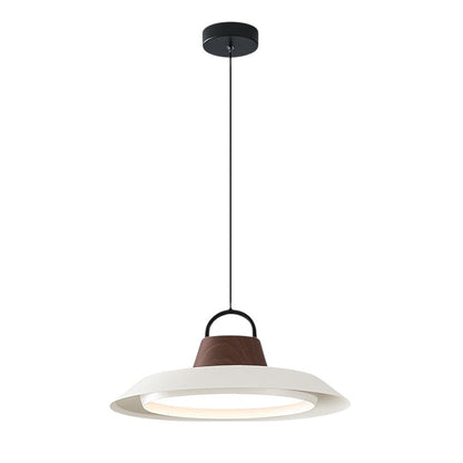 Lampada Pendante Scandinava in Legno e Metallo per un tocco di eleganza moderna