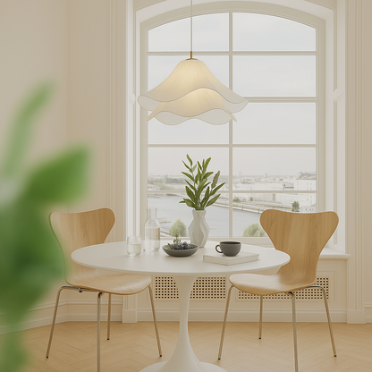 Lustre Suspendu Étherule avec Pendentif Fleur Élégante