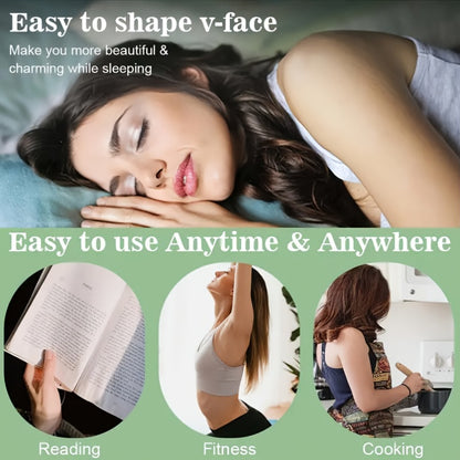 V-Face Facial Lifting, Double Chin Sleeping Mask Full Face Tightening Anti-Sagging, V-Face Mask Facial Contour Lifting Sleeping Band Double Chin Wrinkle Band Unisex