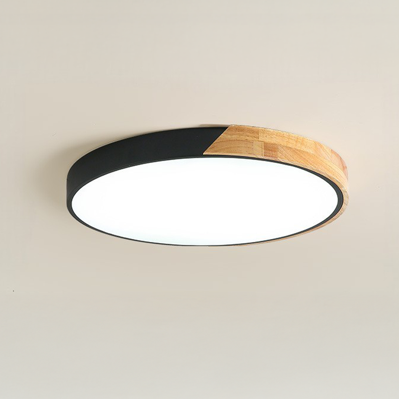 Lampe de plafond en bois nordique élégante