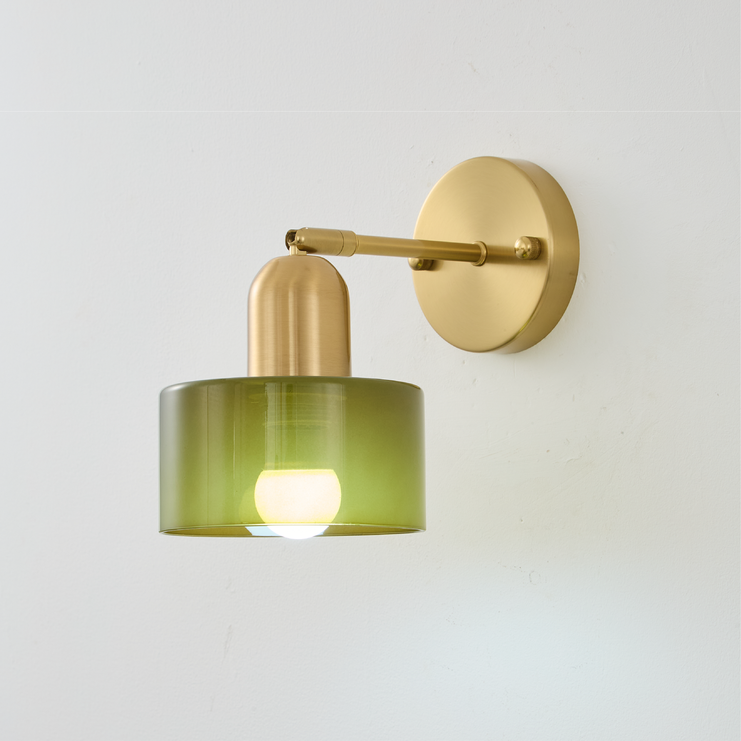 Colorful Glass Bauhaus Wall Light - Modern Wall Sconce
