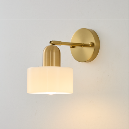 Colorful Glass Bauhaus Wall Light - Modern Wall Sconce
