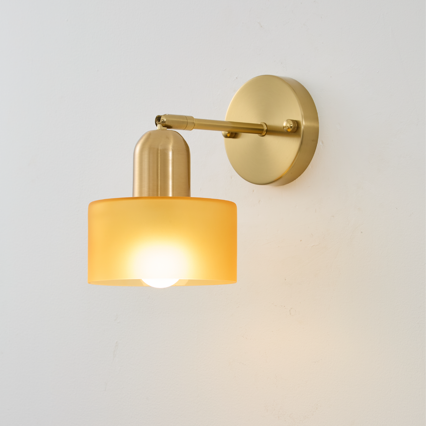 Colorful Glass Bauhaus Wall Light - Modern Wall Sconce