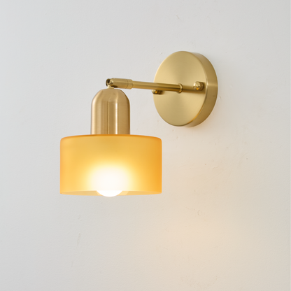 Colorful Glass Bauhaus Wall Light - Modern Wall Sconce