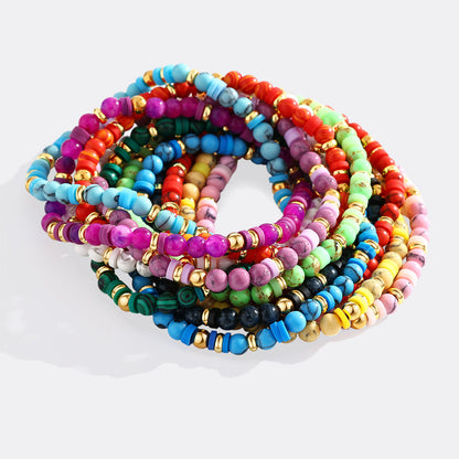 Stacking Birthstone Beaded Bracelet
