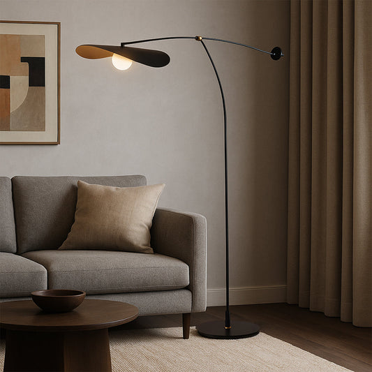 Rida's Elegant Japandi Style Floor Lamp for Modern Home Decor