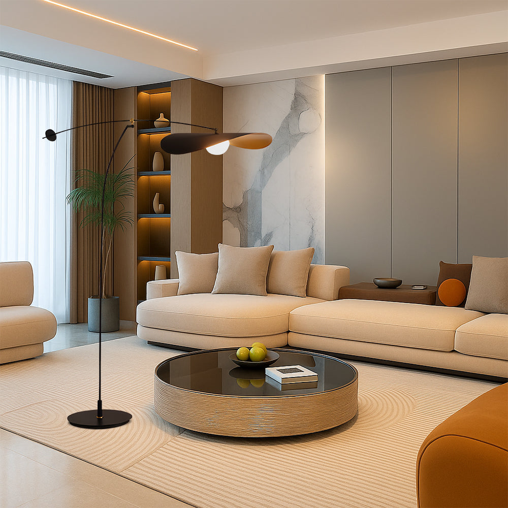 Rida's Elegant Japandi Style Floor Lamp for Modern Home Decor