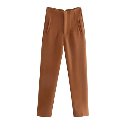 PANTALON À TAILLE HAUTE ARIA