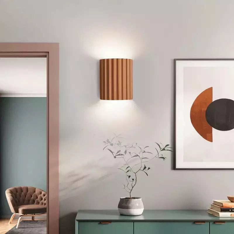 Luminaire Murale en Forme de Macaron pour une Ambiance Douce et Chaleureuse