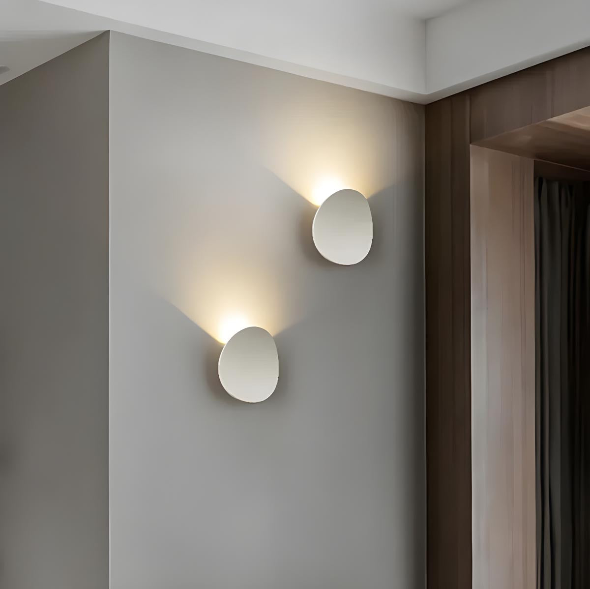 Set of 4 Elegant Dusk Wall Lights for Warm Ambient Lighting