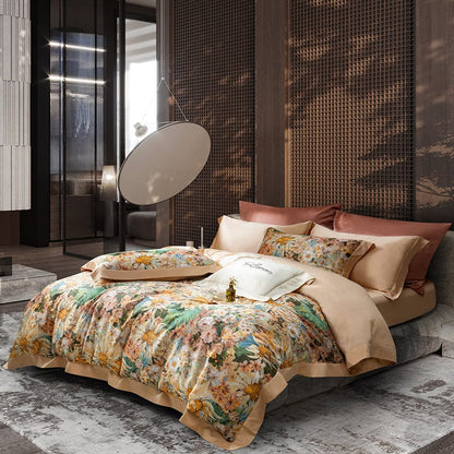 Summer Escape Duvet Cover Set (Long-Staple Sateen Cotton)