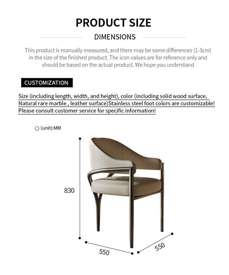 Modern Leather Dining Chair