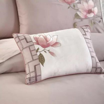 Sakura Bloom Duvet Cover Set (Long-staple Sateen Cotton)