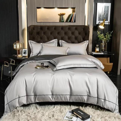 Lisbon Duvet Cover Set (Long-staple Sateen Cotton)