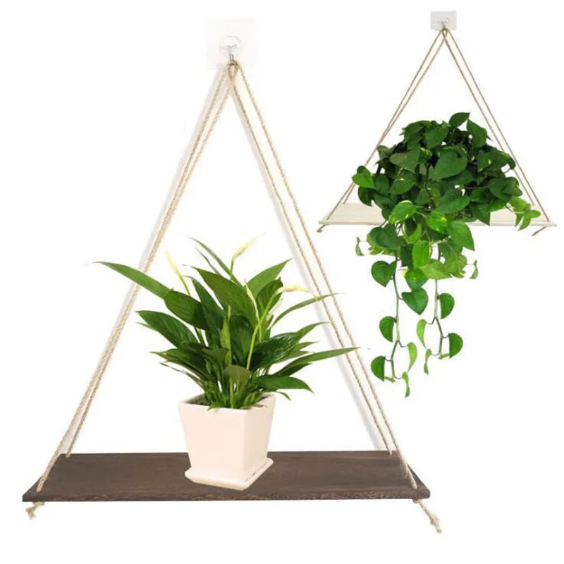 Urban Boho Hanging Shelves