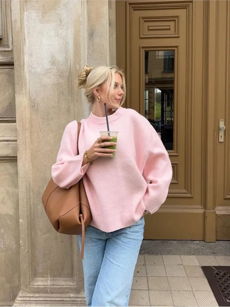 Nora | Pink Sweater