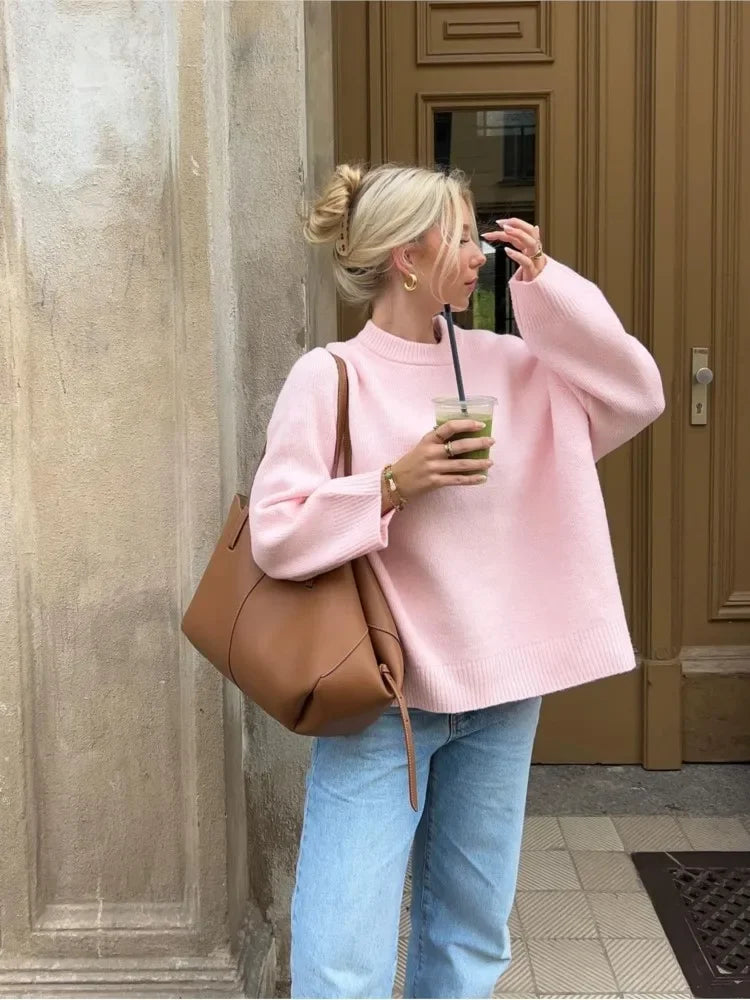 Nora | Pink Sweater